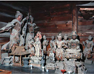 櫻堂薬師の仏像