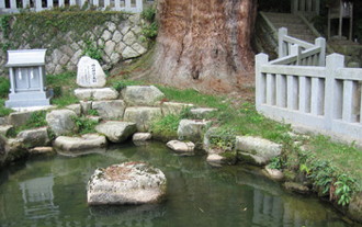 写真：神明神社の風景