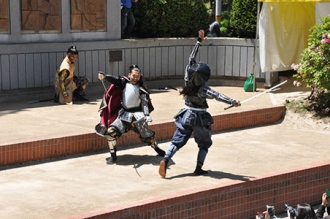 写真：武将隊演武