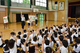 写真：土岐小連れ去り防止教室1