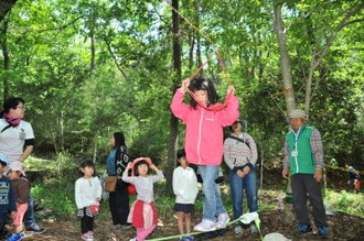 写真：新緑里山体験会2