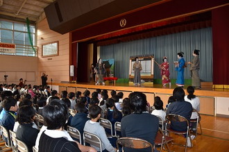 写真：日吉中閉校記念歌舞伎3