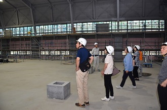 写真：瑞浪北中学校工事現場説明会3