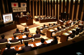 写真：本会議場の様子