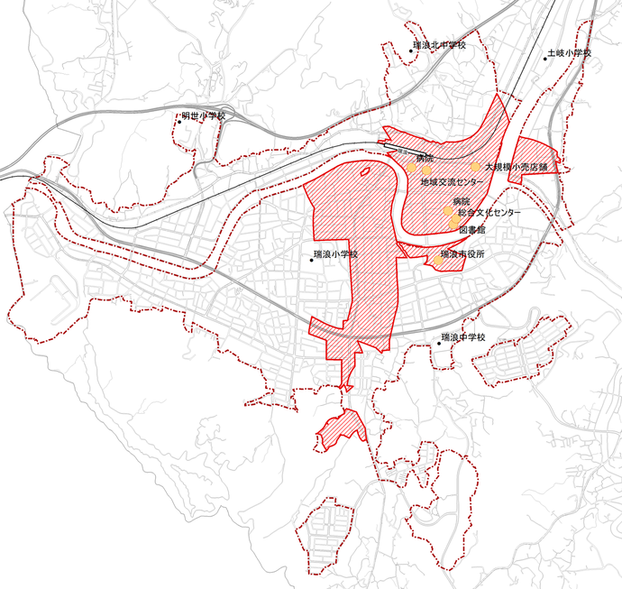 都市機能誘導区域地図