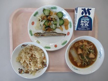 4月13日の給食写真