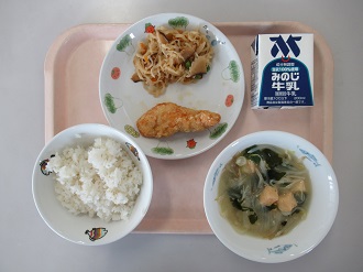 6月3日の給食写真