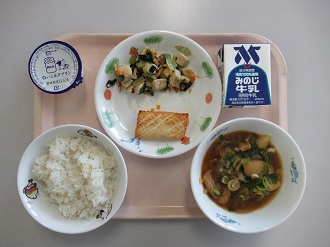 6月7日の給食写真