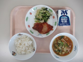 6月24日の給食写真