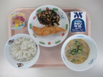 7月7日の給食写真