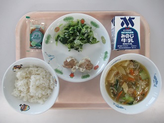 7月8日の給食写真