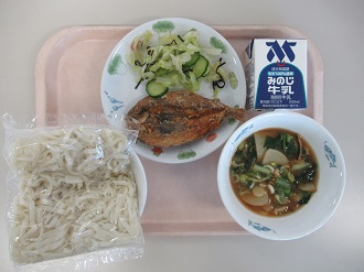 7月19日の給食写真