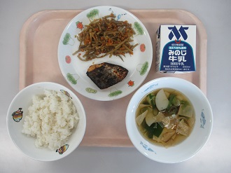 8月30日の給食写真