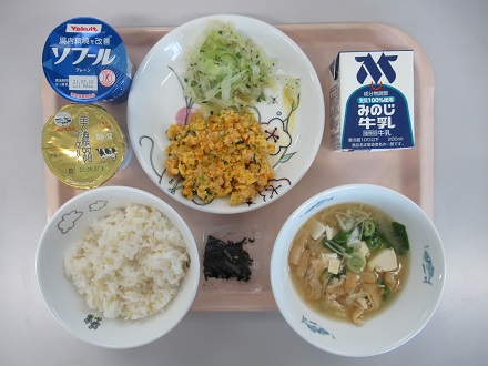 8月31日の給食写真