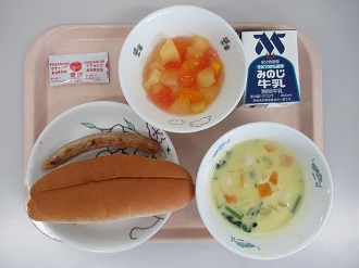 9月8日の給食写真