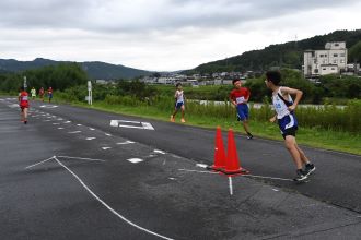 写真：コース折り返し地点