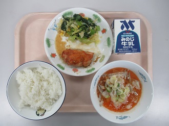 12月17日の給食写真