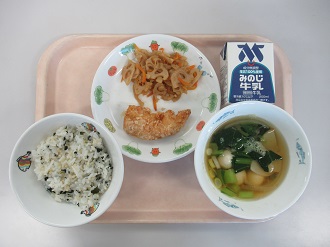 12月24日の給食写真