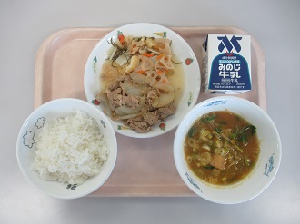 1月28日の給食写真
