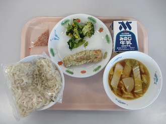 2月21日の給食写真