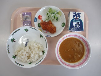 4月21日の給食写真