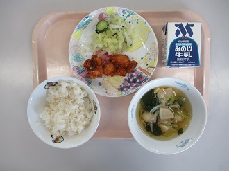 6月7日の給食写真