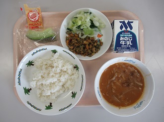 6月9日の給食写真