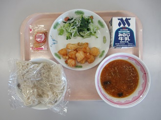 6月13日の給食写真