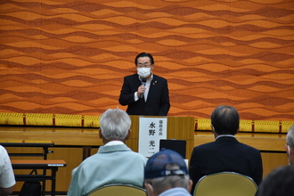 写真：市長が話す様子